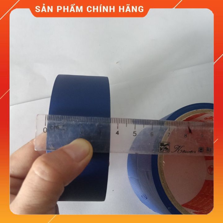 Băng Dính Dán Gáy Si 3.6cm Màu Xanh Dài 5m, 12m