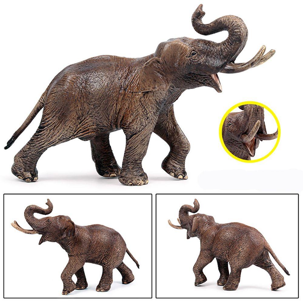 CHOOKEY Đồ Chơi Mô Hình Chú Voi Hoang Dã Sinh Động Như Thật Cho Bé
