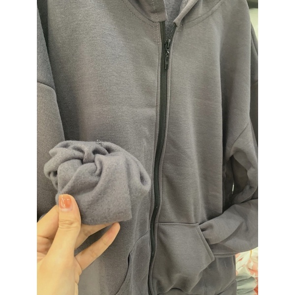 Áo Hoodie Nỉ Bông Trơn màu Nâu Xám💓Freeship💓 Chần Bông dày dặn màu cực kì tây hot. Form UNSIEX dáng rộng | BigBuy360 - bigbuy360.vn