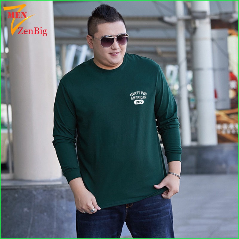 Áo thun nam big size dành cho người mập, người béo bụng to