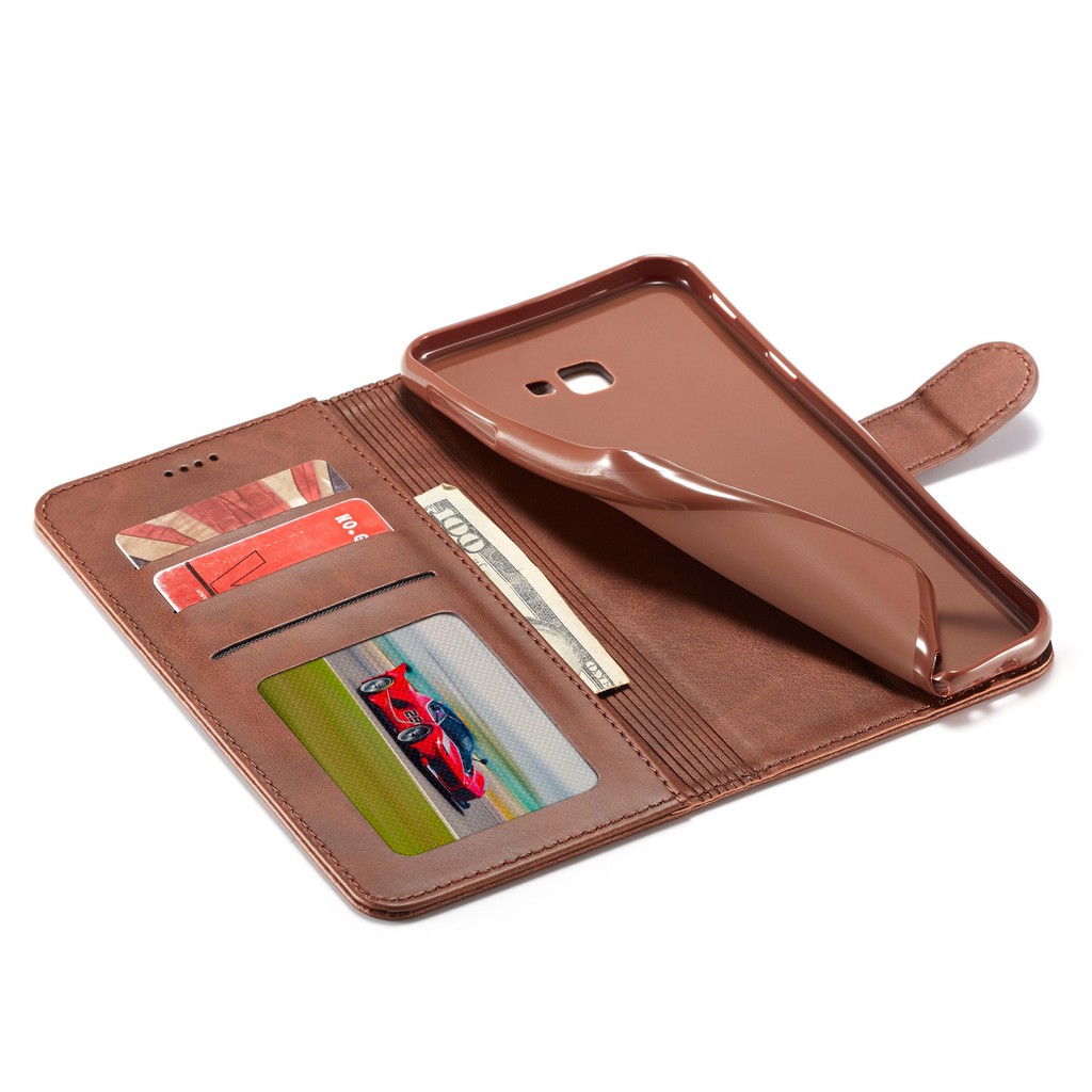 Bao da điện thoại thiết kế nắp gập tiện dụng cho Samsung J4 J4plus 2018 | BigBuy360 - bigbuy360.vn