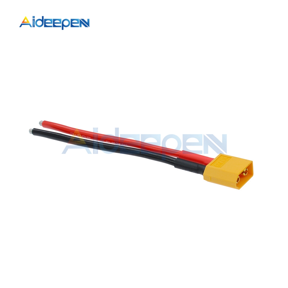 XT60 Connector Male Female W/Housing 10CM Silicon Wire 14AWG XT-60 Plug | BigBuy360 - bigbuy360.vn
