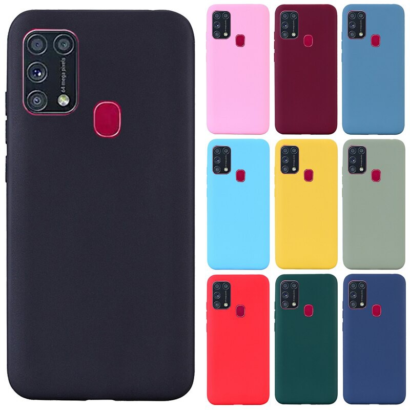 Case For Samsung M31 Soft Silicone Tpu Back Cover Phone Case For Samsung Galaxy M31 M 31 SM-M315F m315 Case Shell Bumper Fundas