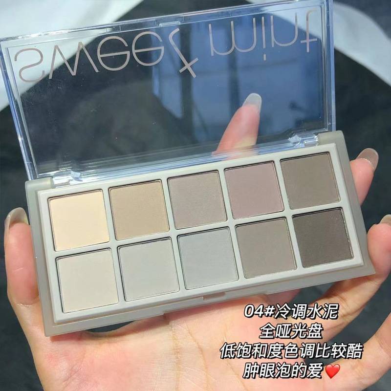 [Hàng mới về] Bảng phấn mắt 10 màu bạc hà ngọt ngào