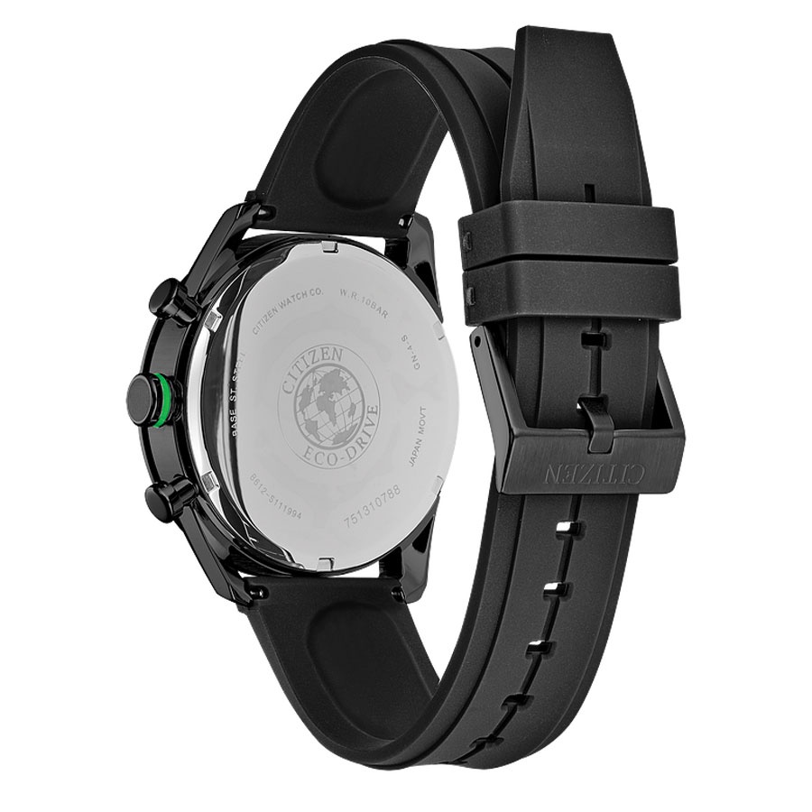Đồng Hồ Nam Citizen Dây Cao Su CA0667-12E - Mặt Đen