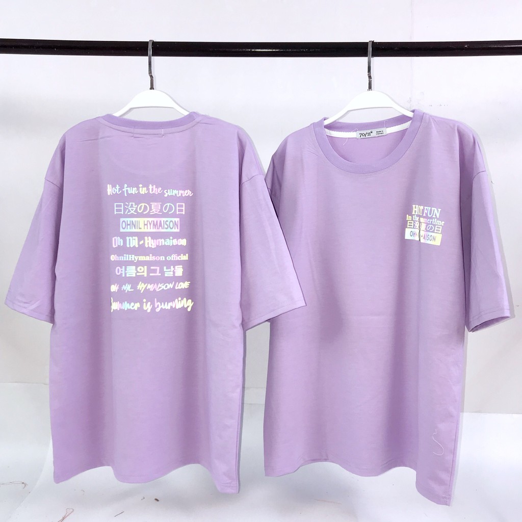 Áo thun Phản quang Unisex - HOT FUN