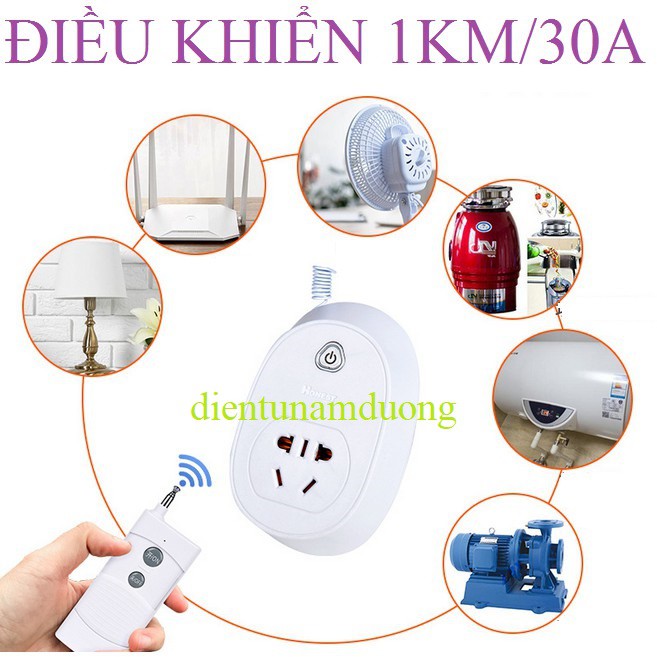 [✅CHÍNH HÃNG] Ổ CẮM ĐIỀU KHIỂN TỪ XA CÔNG SUẤT LỚN HONEST HT-9501CZD + TẶNG THÊM 1 PIN 12V23A