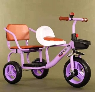 XE ĐẠP XÍCH LÔ 2 GHẾ CHO BÉ .