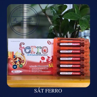 Sắt ống Ferro Hộp 20 ống