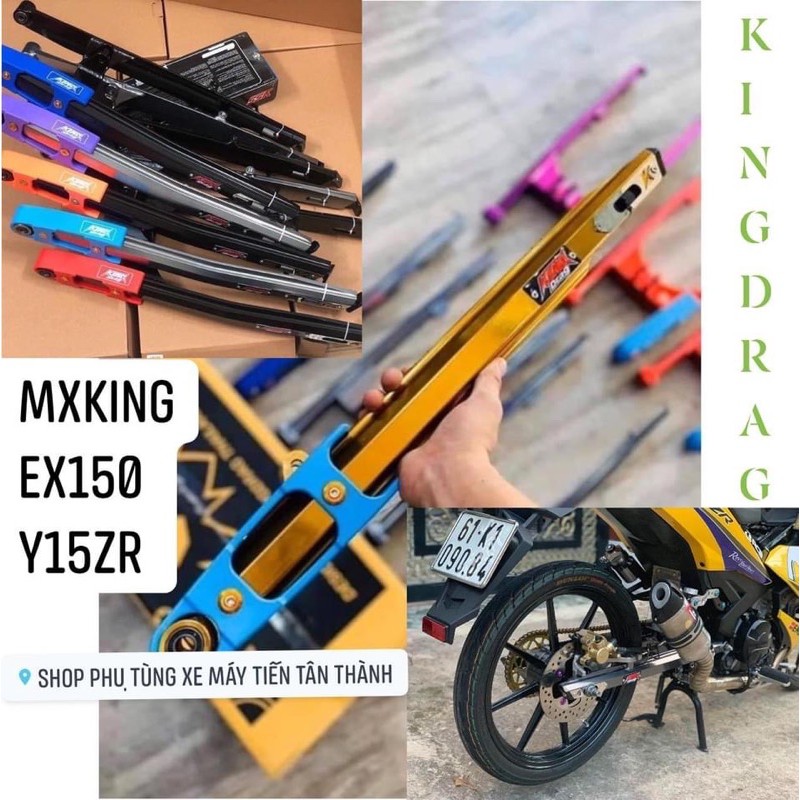 GẮP KINGDRAG V1  XE Ex150 Y15ZR MXKING THANH NHÔM