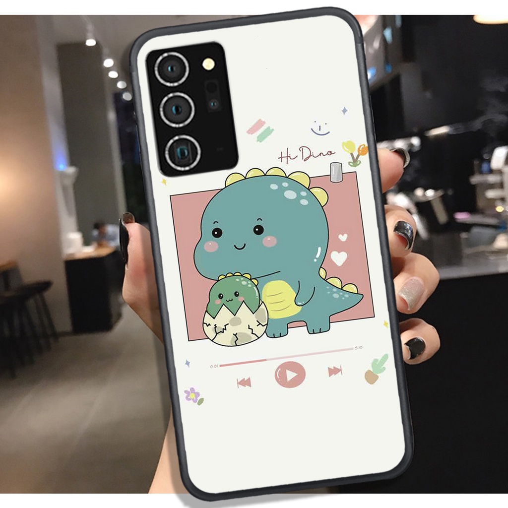 [HOT]ỐP SAMSUNG NOTE 20 - NOTE 20 PLUS - NOTE 20 ULTRA - S20 - S20 PLUS , IN HÌNH KHỦNG LONG CHIBI SIÊU DỄ THƯƠNG.