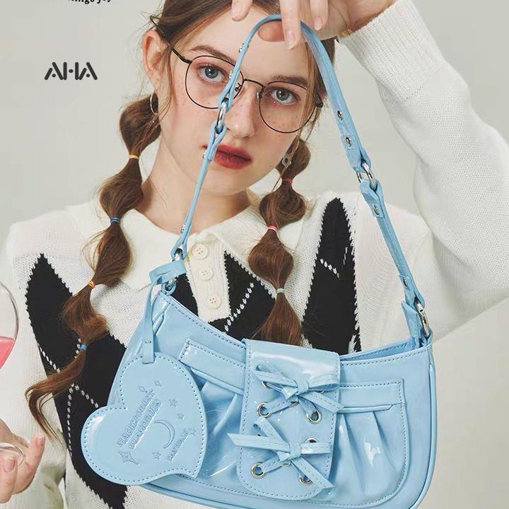 Túi xách AHA official đeo vai chất liệu da cao cấp thời trang cho nữ