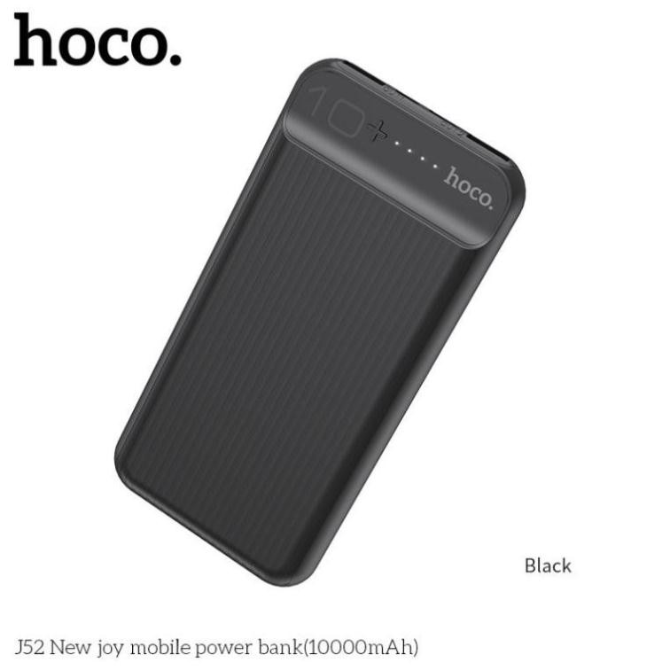 Cục sạc dự phòng 10000mAh HOCO J52, pin dự phòng chính hãng sạc nhanh 2A dùng cho iphone samsung xiaomi  - BAOVY