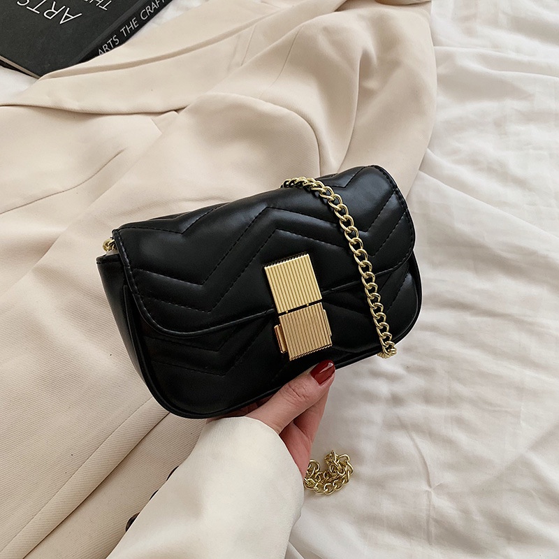 Túi Đeo Chéo Hình Vuông Nhỏ Thêu Họa Tiết Dây Xích Chất Lượng Cao Hàng Mới Phong Cách Hàn Quốc Thời Trang Mùa Hè Cho Nữ 2022