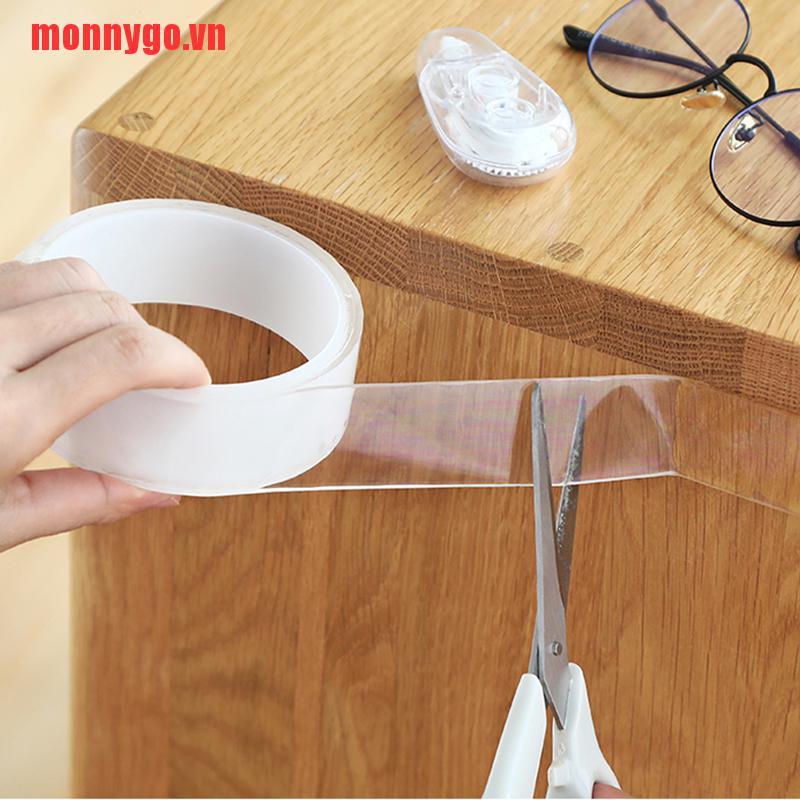 Băng keo hai mặt nano trong suốt có thể tái sử dụng