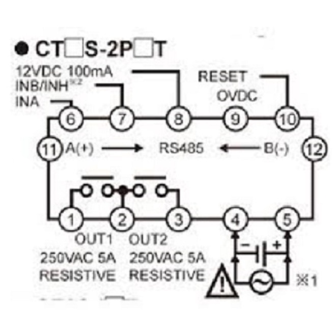 BỘ ĐẾM COUNTER/TIMER CT4S-2P4T AUTONICS