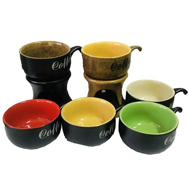 ĐẾ ĐỐT TINH DẦU BẰNG NẾN- HÌNH TÁCH CÀ PHÊ