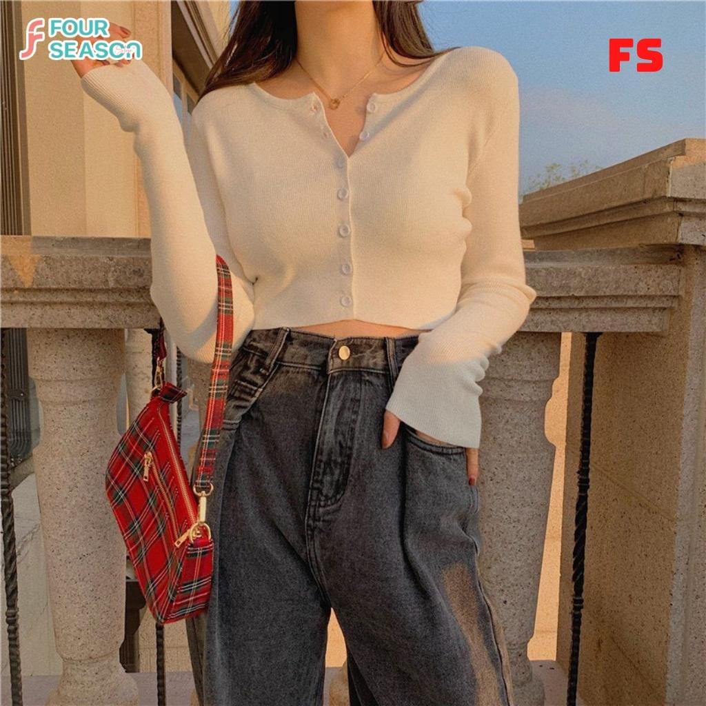 Áo croptop tay dài YAN ACT10 4S áo thun nữ ulzang hottrend mềm mịn chất lượng
