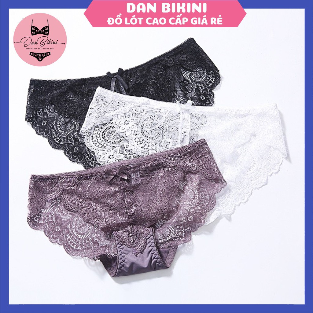 Quần Lót Ren Nữ xuất Nhật mền mại thoáng khí trong suốt viền bèo sexy mã 903