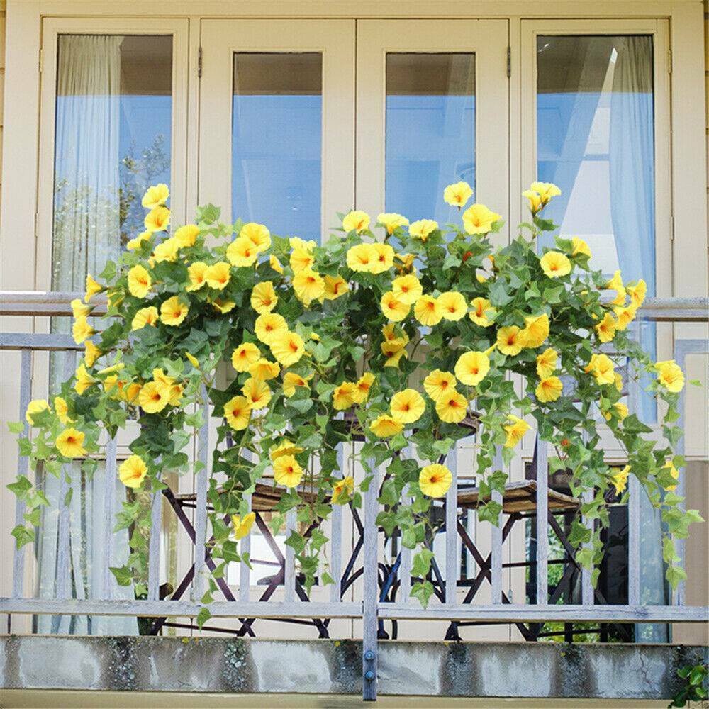 Giỏ Hoa Lan Nhân Tạo 65cm Treo Trang Trí Nhà Cửa / Tiệc Cưới