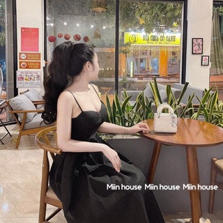 Váy 2 dây dáng dài xòe