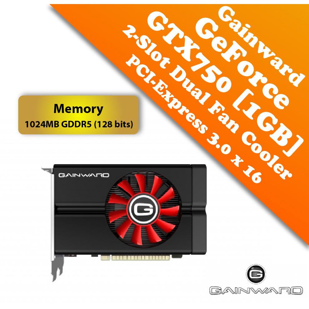 Gainward GTX 750 1GB DDR5 128 Bit Chính hãng phân phối