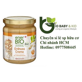 Bơ đậu phộng hữu cơ enerBiO 250g