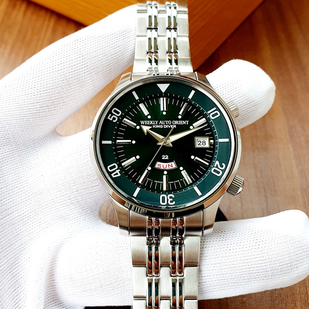Đồng hồ nam chính hãng Orient King Diver RA-AA0D03E1HB - Máy Cơ - Kính cứng