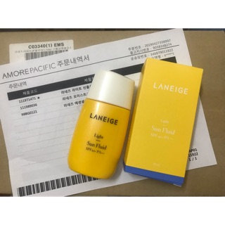 Kem chống nắng Laneige light sun fluid[kèm quà]