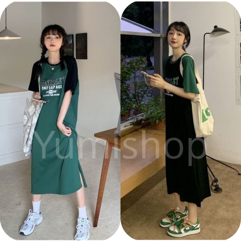 Set Áo Hoa Trễ Vai mix Quần Bom