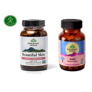Viên Uống Điều Hòa Kinh Nguyệt WWB Organic India và Beautiful Skin