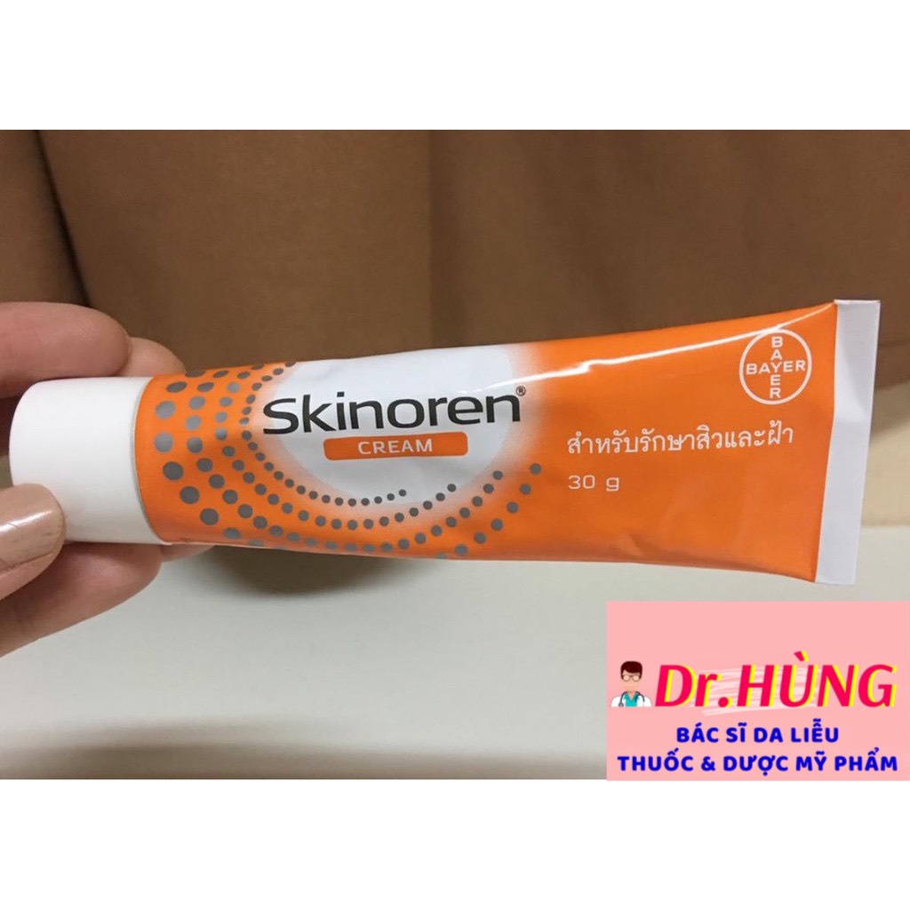 SKINOREN Galderma - Azelaic 20% Giảm Thâm Nám, Tàn Nhang, Giảm Mụn 30gr