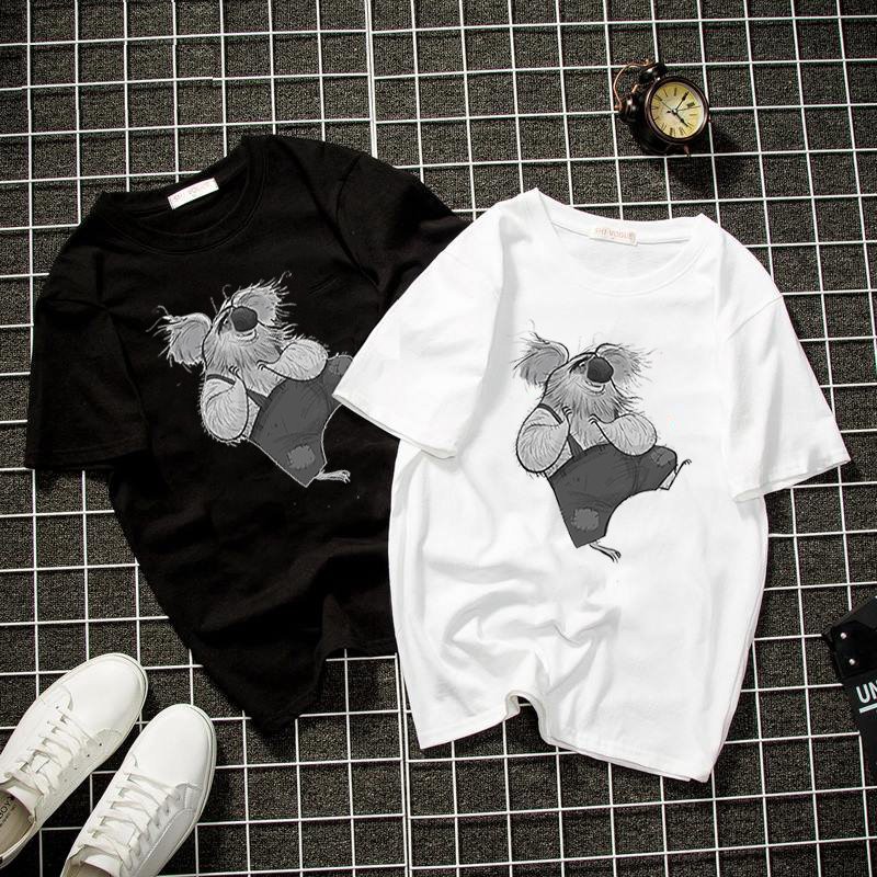 Áo thun unisex nhân vật họa tiết cá tính form rộng vải dày mịn 2019T1264