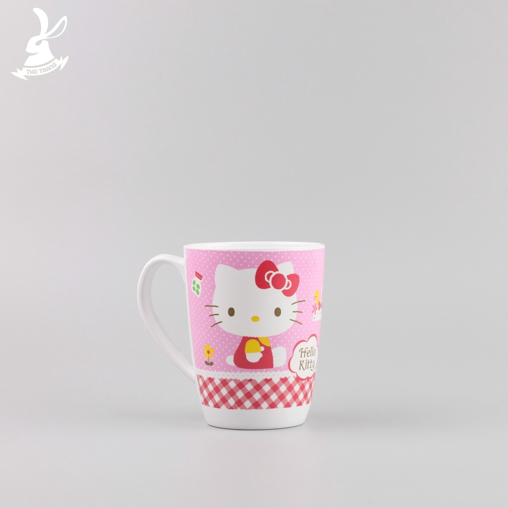Bộ chén dĩa ăn dặm trẻ em hoa văn Hello Kitty Pink cao cấp thương hiệu Superware