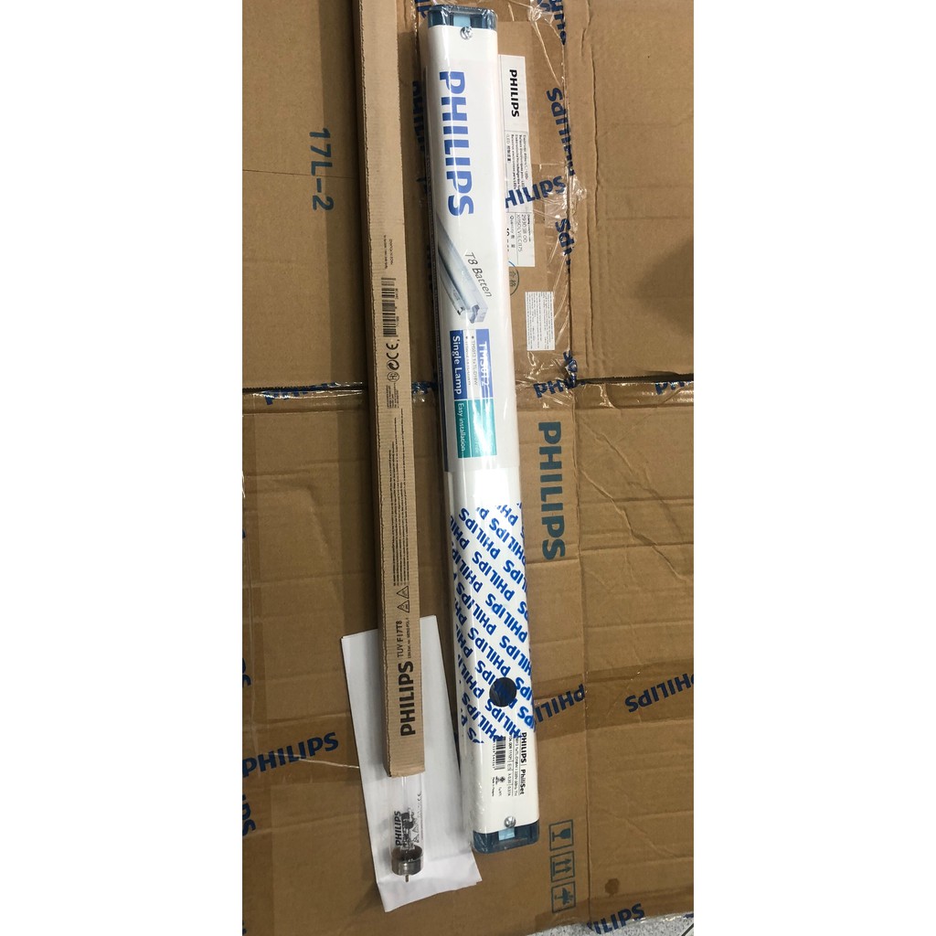 Combo BỘ ĐÈN TUV PHILIPS DIỆT KHUẨN 18W 60CM F17T8 PHILIPS
