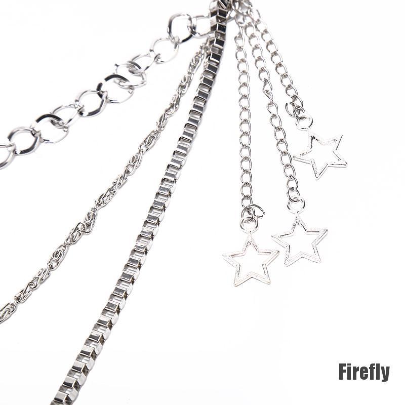 Bút Kẻ Mắt Dạng Chuỗi Kim Loại 3 Lớp Trang Trí Quần Phong Cách hip Hop