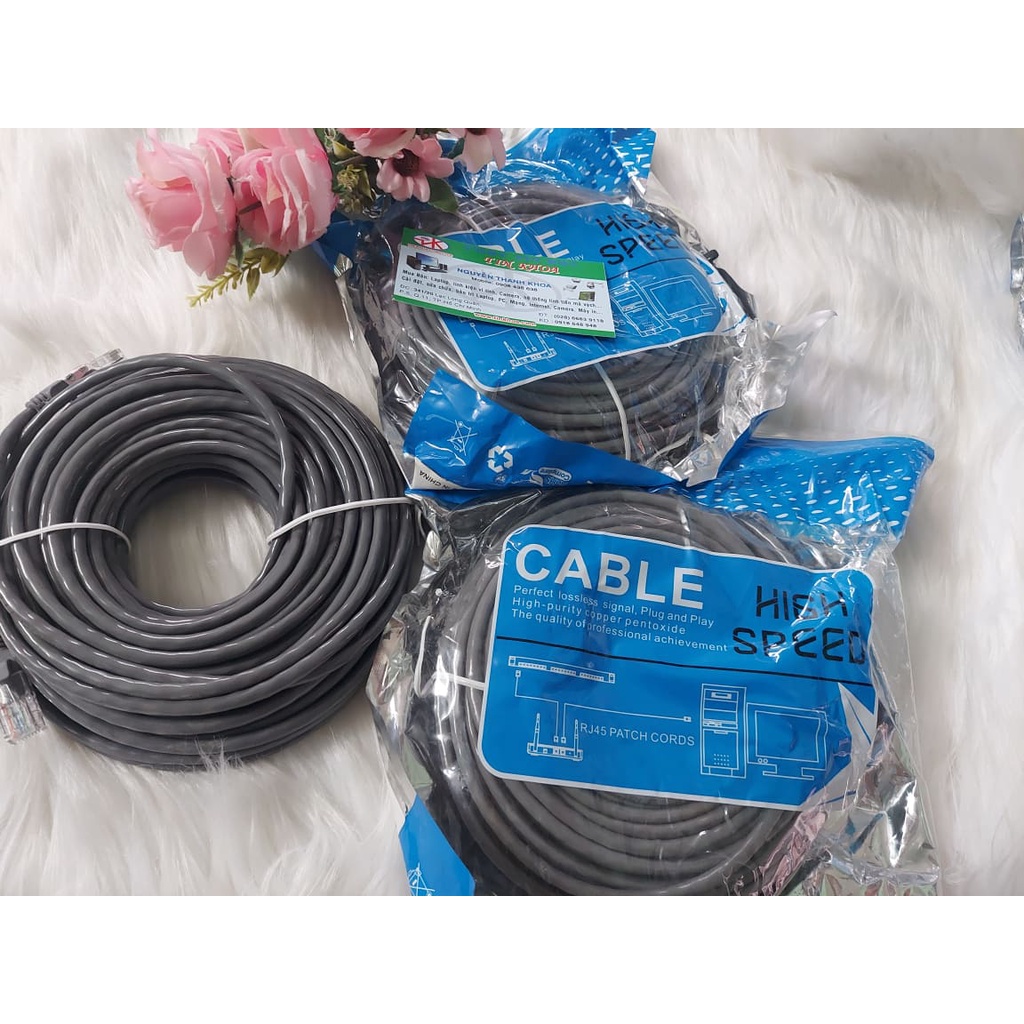 Cáp mạng 20m đúc sẵn 2 đầu CAT5E RJ45