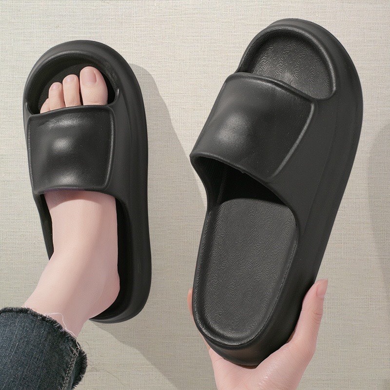 Dép bánh mỳ nữ LEAP Dép độn đế cao 3cm ulzzang hottrend - BM401