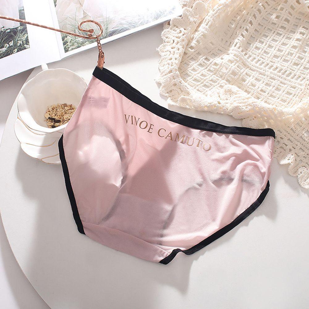 IVORY Quần Lót Cotton Lụa Lưng Vừa Quyến Rũ Cho Nữ