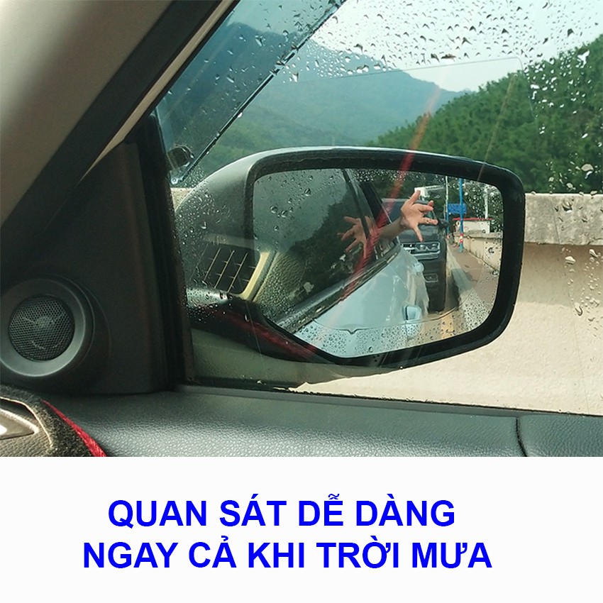 Miếng Dán Chống Nước Ô Tô - Miếng Dán Chống Nước Gương Ô Tô - Chống Bám Nước, Chống Lóa Gương Chiếu Hậu | BigBuy360 - bigbuy360.vn
