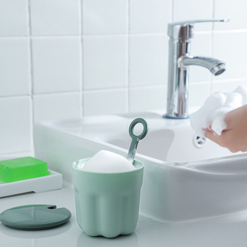 Dụng Cụ Tạo Bọt Sữa Rửa Mặt / Xà Phòng Hình Dáng Dễ Thương Nhỏ Gọn