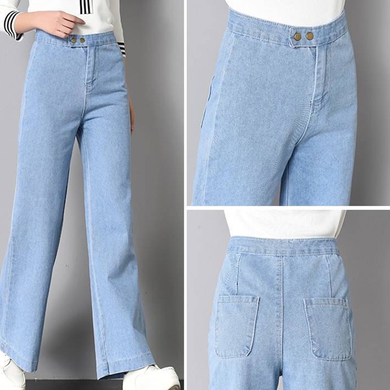 Quần jean dài IELGY lưng cao dáng ôm thời trang cho nữ