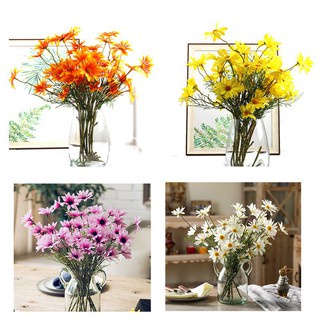 Hoa giả/Hoa lụa - Cành hoa cúc họa mi decor trang trí cửa hàng, nhà cửa, sự kiện, phụ kiện chụp ảnh, sinh động, đẹp mắt.