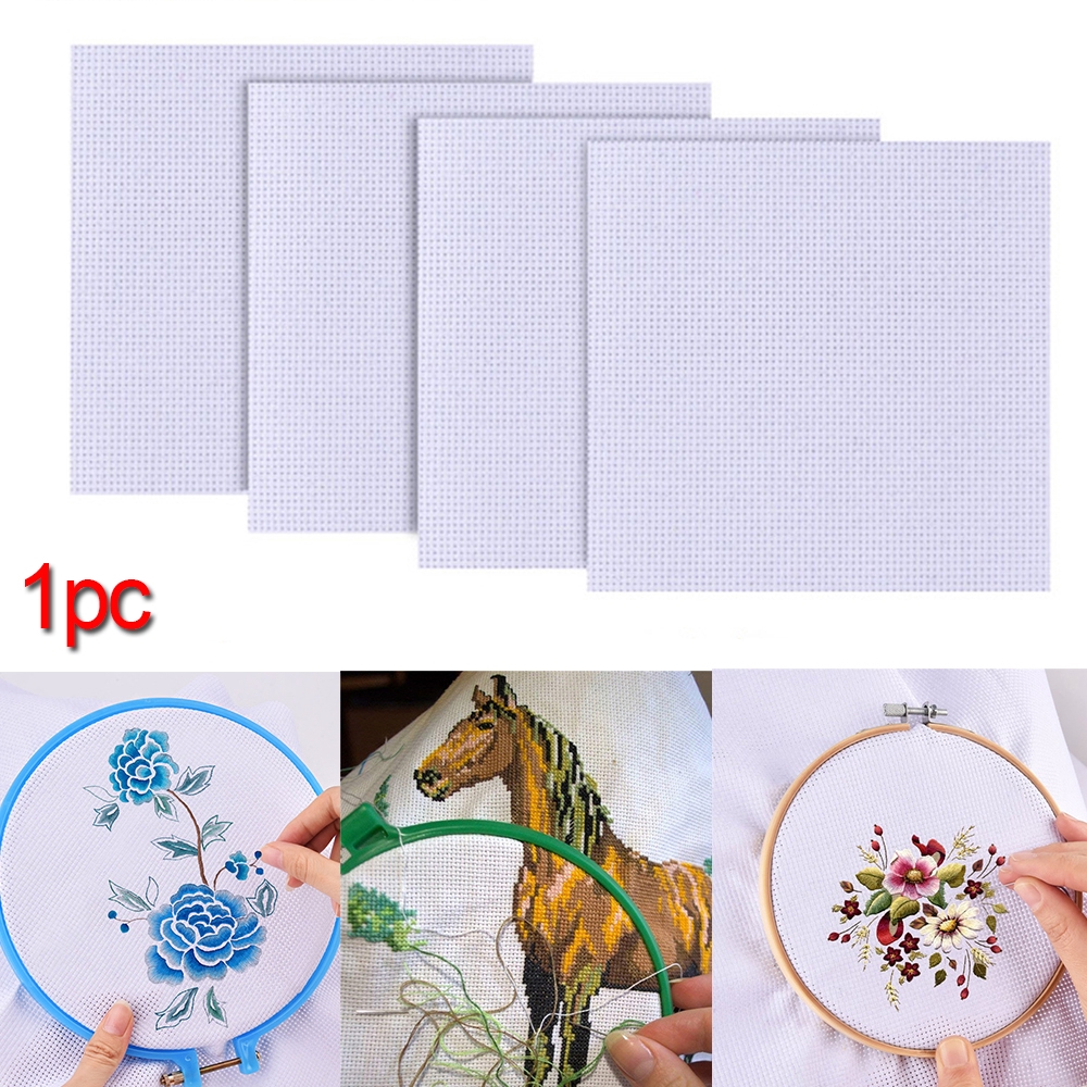 Miếng vải cotton hỗ trợ để thêu tranh chữ thập tiện dụng