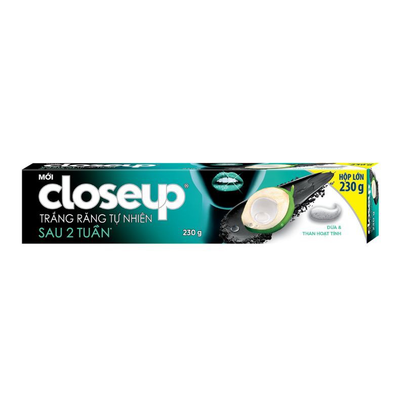 Kem đánh răng Closeup Trắng Răng Vị Dừa 230g