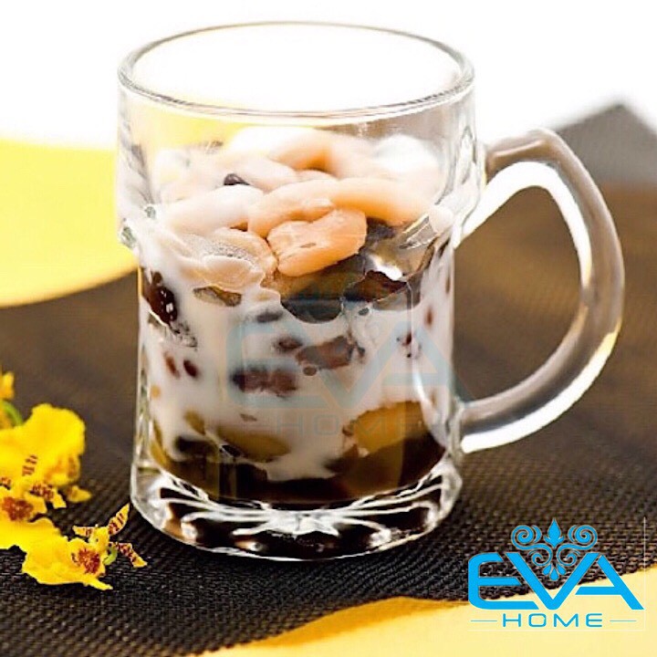 Bộ 6 Ly Thủy Tinh Có Quai 330 Ml Việt Nam 332VN