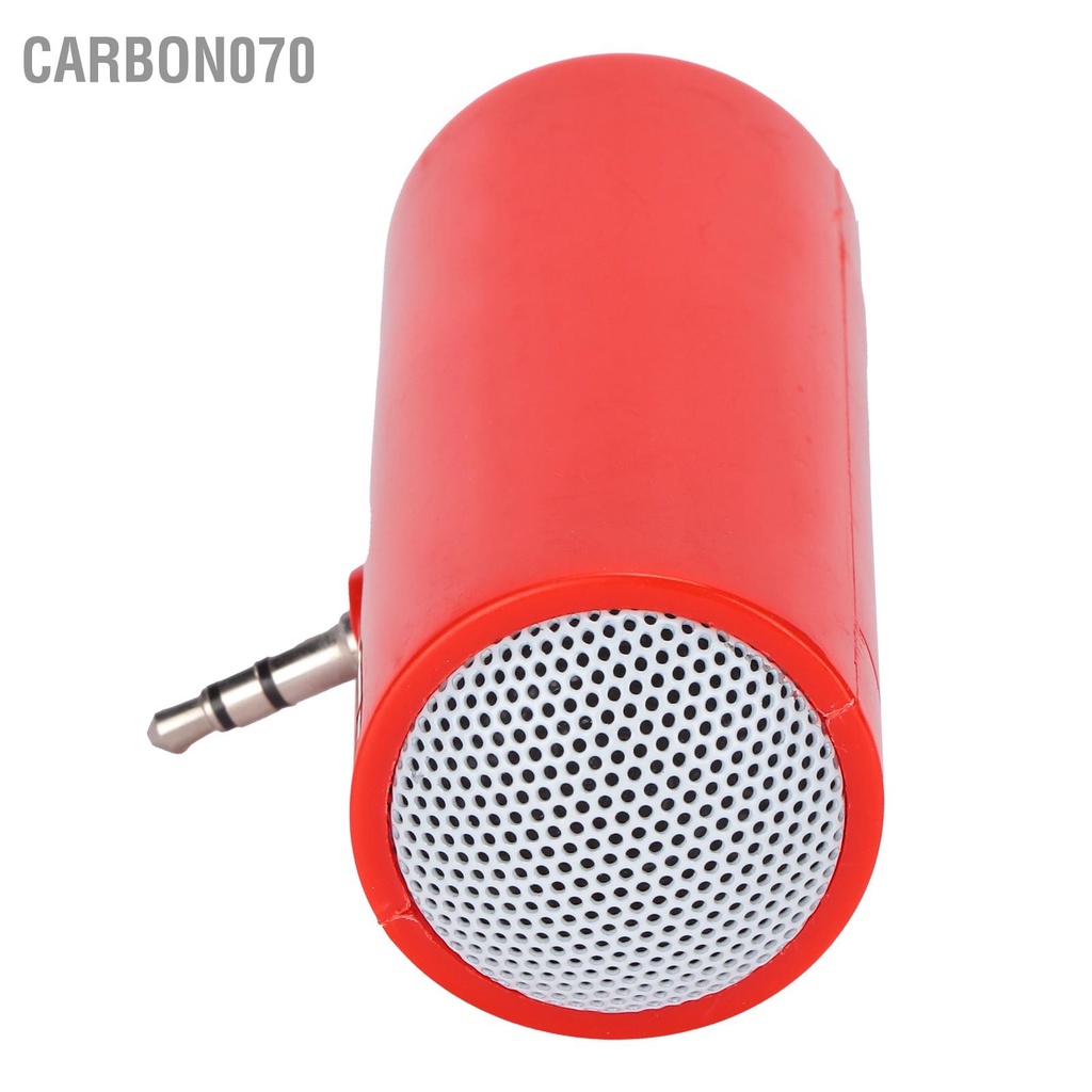 Carbon070 Giắc cắm 3 5 mm Loa mini Stereo không dây Di động Cắm vào cho Điện thoại và Máy tính bảng