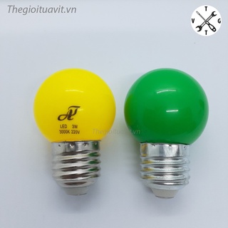 Bóng đèn ngủ, trang trí, đèn thờ LED 3W/dây tóc 5W đui E27