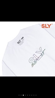 Áo thun sly Singnature White ( 100 % real bao check hàng - có ảnh thật)