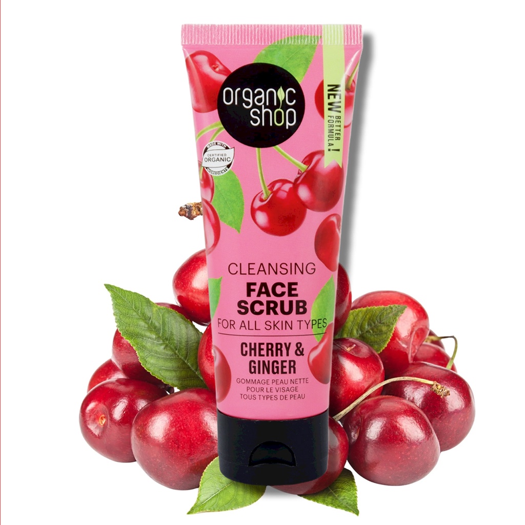 Tẩy tế bào mặt Nga Organic Shop dưỡng da 75ml NPP Shoptido